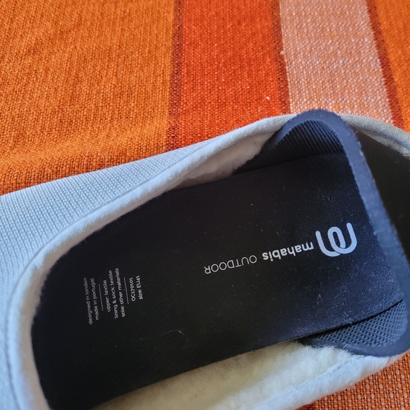 Mahabis outdoor wool shoes koge grey slippers - Picture 8 of 13